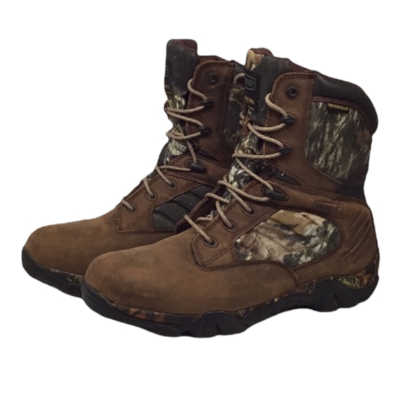 EUC Wolverine Thinsulated Ultra Insulation Waterproof Camo Leather High Top Boot - Picture 4 of 16
